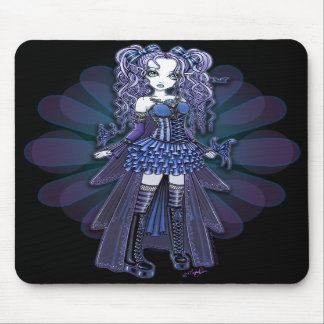 Alfombrilla De Ratón Hada púrpura Mousepad de la mariposa del tatuaje