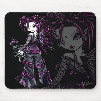 Alfombrilla De Ratón Hada rosada Mousepad de la flor del brezo