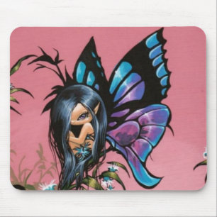 Alfombrilla De Ratón Hada rosada Mousepad del cielo