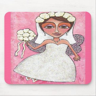 Alfombrilla De Ratón Hada y rosas nupciales - mousepad
