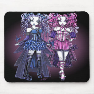 Alfombrilla De Ratón Hadas góticas Mousepad de las costuras de Maegan y