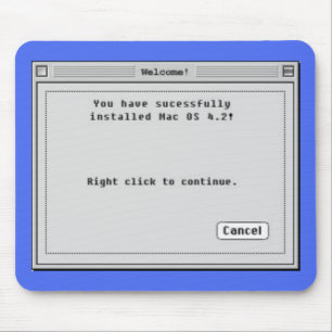 Alfombrilla De Ratón Haga Clic Con El Botón Derecho Para Instalar Mac