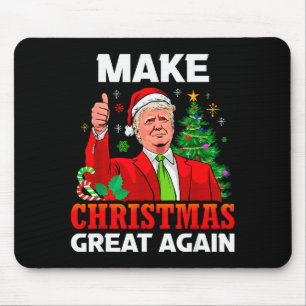 Alfombrilla De Ratón Haga que la Navidad sea grande otra vez Santa Pres