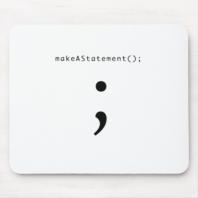 Alfombrilla De Ratón Haga una declaración (Frente)