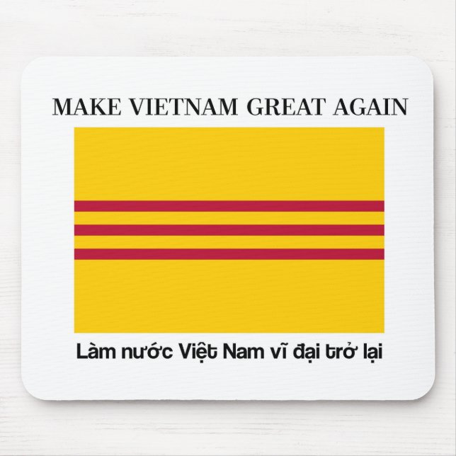 Alfombrilla De Ratón Haga Vietnam grande otra vez (Frente)