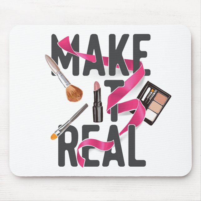 Alfombrilla De Ratón Hágalo real (Frente)