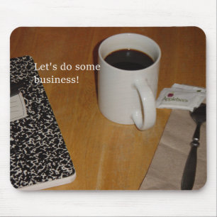 Alfombrilla De Ratón Hagamos algo de Mousepad de negocios