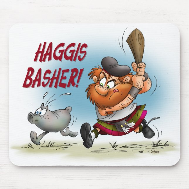 Alfombrilla De Ratón Haggis Basher (Frente)
