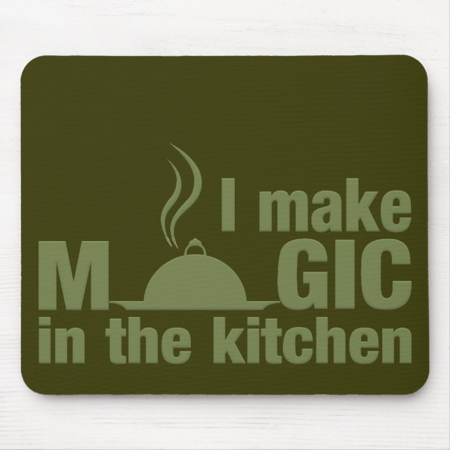 Alfombrilla De Ratón Hago que el personalizado Mágico sea el ratón (Frente)