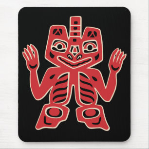 Alfombrilla De Ratón Haida Totem Design Mousepad