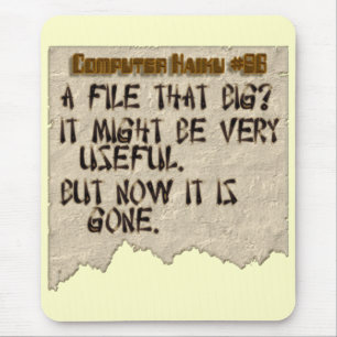 Alfombrilla De Ratón Haiku #86 del ordenador