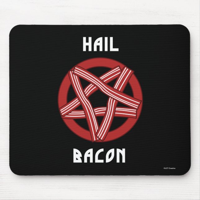 Alfombrilla De Ratón Hail Bacon (Frente)