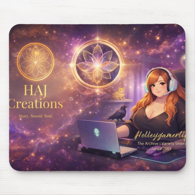Alfombrilla De Ratón HAJ Creations: Official Archive Galaxy Mousepad (Frente)