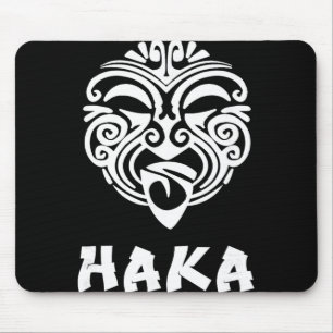 Alfombrilla De Ratón Haka Fans de Rugby de Nueva Zelanda Baile Maorí Ha