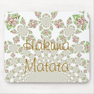 Alfombrilla De Ratón Hakuna Matata Moda Mousepad