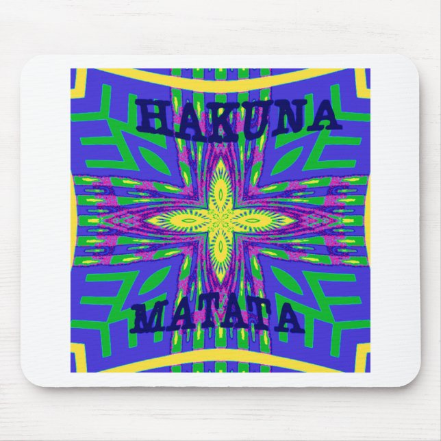 Alfombrilla De Ratón Hakuna matata Mombasa Kanga (Frente)