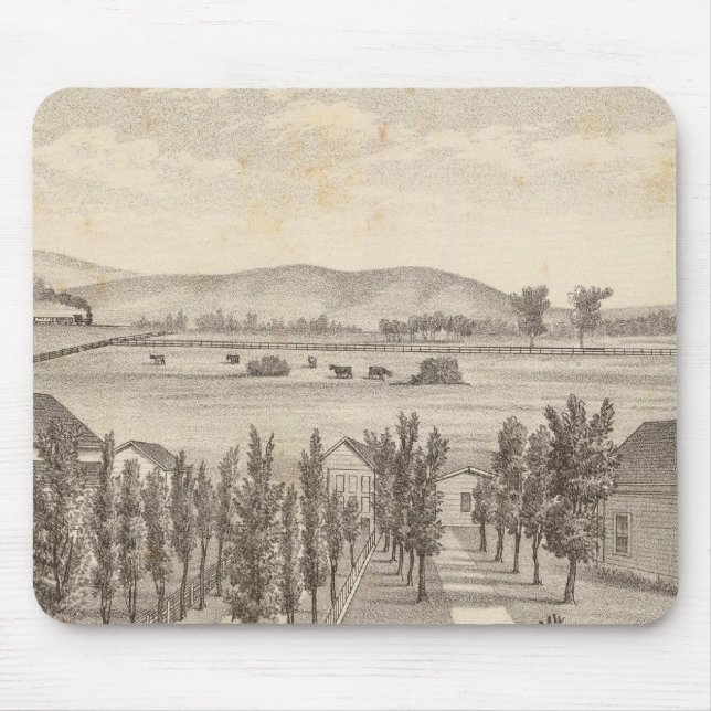 Alfombrilla De Ratón Haley res, granja (Frente)