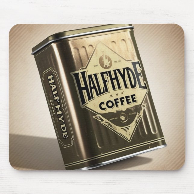 Alfombrilla De Ratón Halfhyde Coffee Co Retro Tin (Frente)