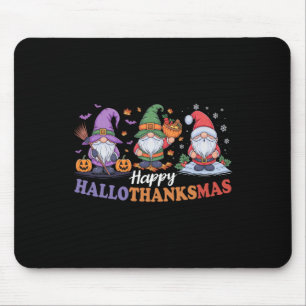 Alfombrilla De Ratón Hallothanksmas Para Los Gnomes Lover Gracias Chris