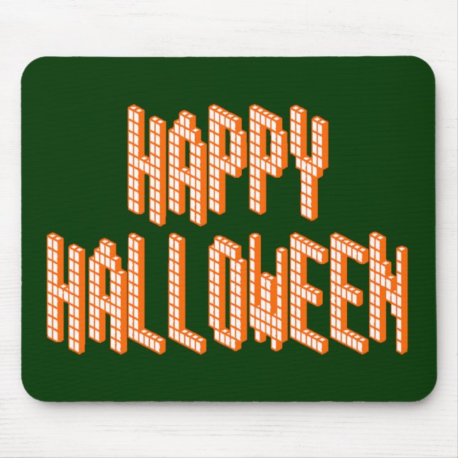 Alfombrilla De Ratón Halloween Blox Textos (Frente)