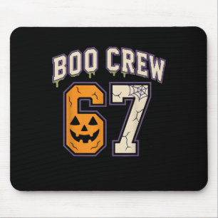 Alfombrilla De Ratón Halloween Boo Crew Sports Jersey Brainrot Meme