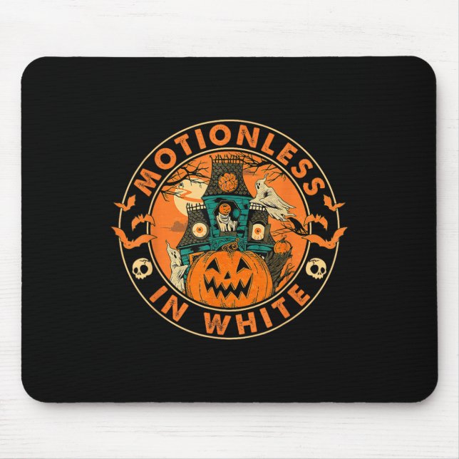 Alfombrilla De Ratón Halloween Calabaza Aterradoras Graciosas Mociones  (Frente)