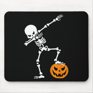 Alfombrilla De Ratón Halloween Calabaza Dabbing Skeleton Para Hombres M