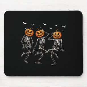 Alfombrilla De Ratón Halloween Calabaza Dancing Skeleton Costume mujere