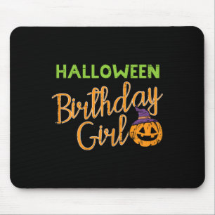 Alfombrilla De Ratón Halloween Chica de cumpleaños Bday Costume Chicas