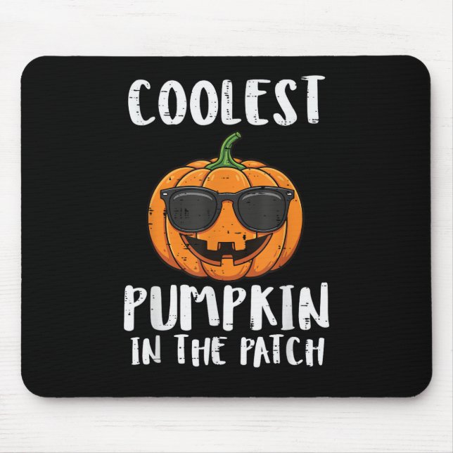 Alfombrilla De Ratón Halloween Coolest Pumpkin Patch Costume Men Boys K (Frente)