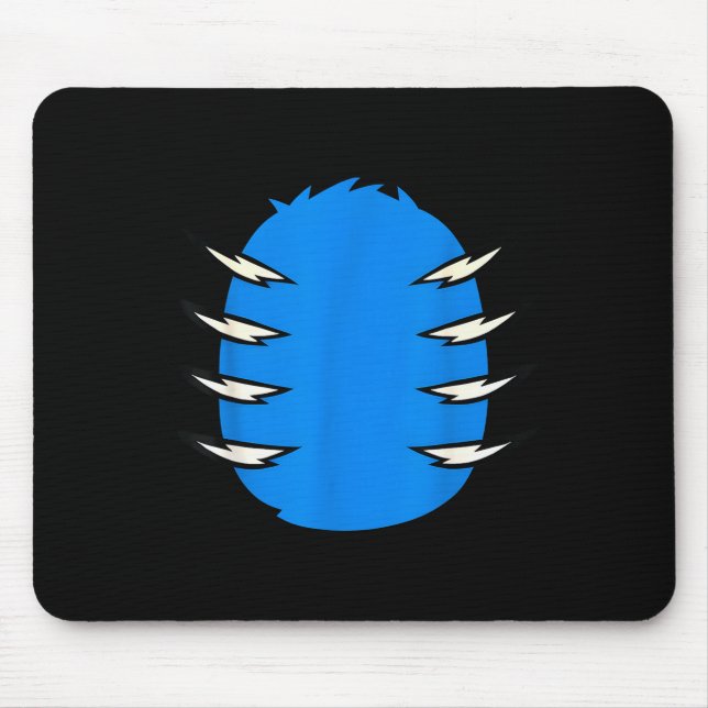 Alfombrilla De Ratón Halloween Costume Funny Blue Tiger Diy Group Match (Frente)