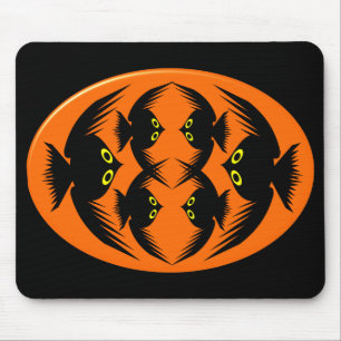 Alfombrilla De Ratón Halloween Crows Mousepad