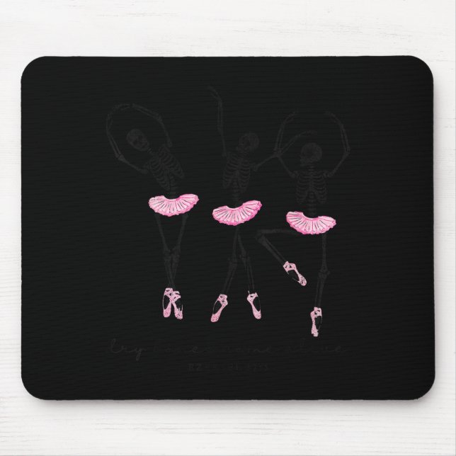 Alfombrilla De Ratón Halloween Dancing Skeleton Dry Bones Come Alive Ch (Frente)