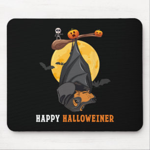 Alfombrilla De Ratón Halloween De Calabaza Para Mujeres Y Campeones; Pe