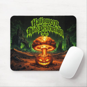 Alfombrilla De Ratón Halloween de Destrucción Masiva Calabaza Radioacti