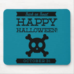 Alfombrilla De Ratón Halloween de retro tipográfico