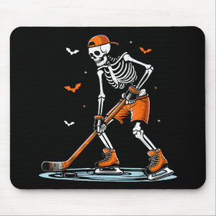 Alfombrilla De Ratón Halloween divertida Halloween de hockey sobre hiel