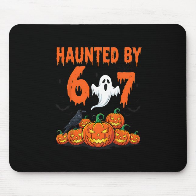 Alfombrilla De Ratón Halloween Embrujado 67 Seis Siete Meme 1 (19)  (Frente)