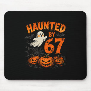 Alfombrilla De Ratón Halloween Embrujado Seis Siete Número Gen Alpha Je