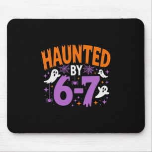 Alfombrilla De Ratón Halloween Esqueleto Embrujado Haunted Seis Siete N