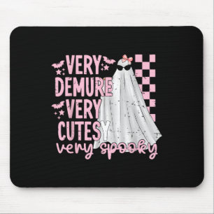 Alfombrilla De Ratón Halloween Fantasma Muy Demuestra Muy Cortesía Muy