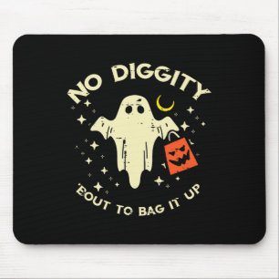 Alfombrilla De Ratón Halloween Fantasma Sin Disfraces De Dignidad Niños