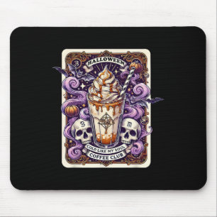 Alfombrilla De Ratón Halloween Fría Como Mi Tarjeta Tarot De Club De Ca
