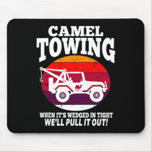 Alfombrilla De Ratón Halloween Fun Retro Camello Towing Fun