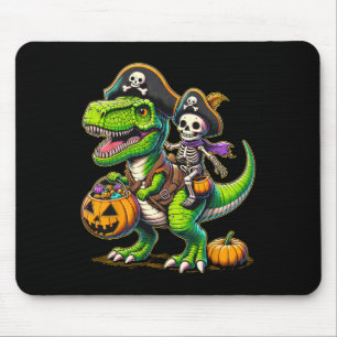Alfombrilla De Ratón Halloween Funny T Rex Dinosaur Pirate Boys Trick T