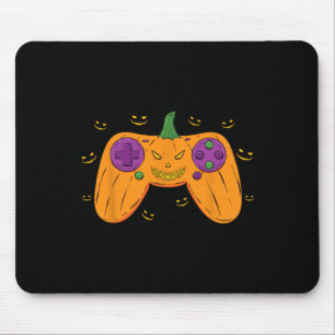 Alfombrilla De Ratón Halloween Gamer disstume calabaza temerosa hombres