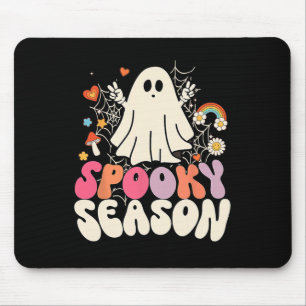 Alfombrilla De Ratón Halloween Groovy Boo Ghost Spooky Mens Kids