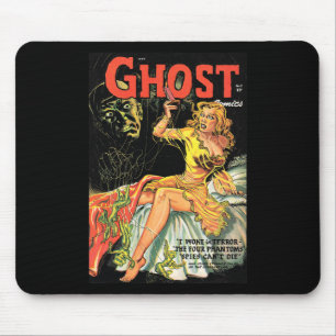 Alfombrilla De Ratón Halloween Horror Vintage Ghost Comic Retro Sc
