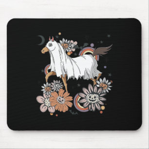 Alfombrilla De Ratón Halloween Horse Costume Ghost Bompkin Spooky S