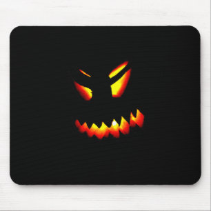 Alfombrilla De Ratón Halloween Jack-O-Lantern Face Mousepad